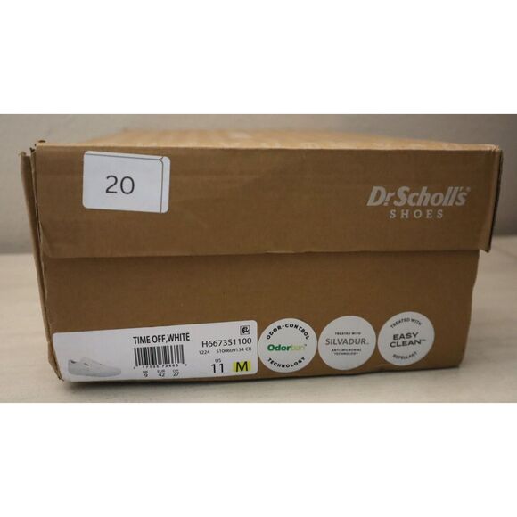 Dr. Scholl's H6673S1100 Women Sz 11M White Time Off Platform Sneakers Shoes - Picture 12 of 12
